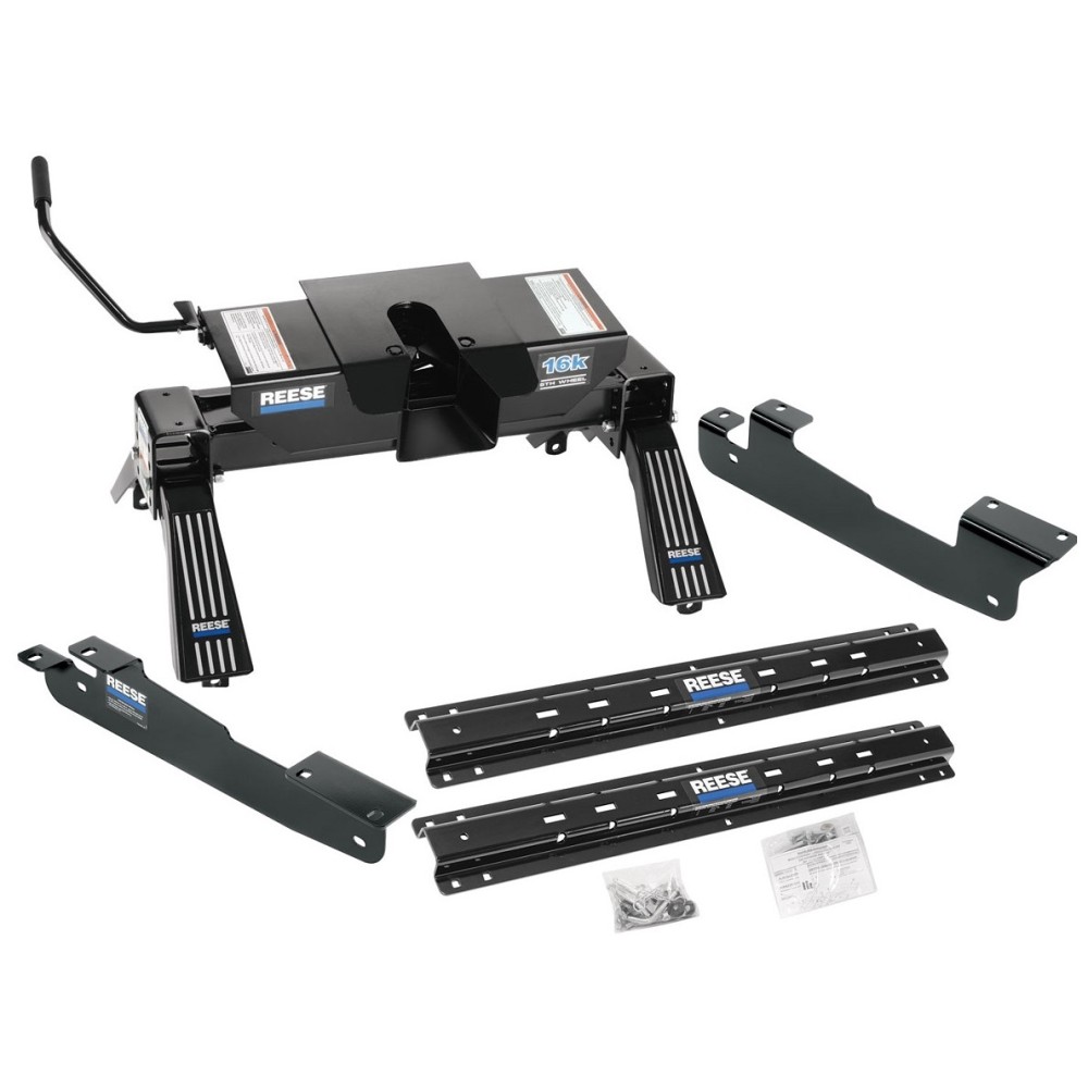 Reese Outboard Quick Install Rail Kit and 16K Dual Jaw 5th